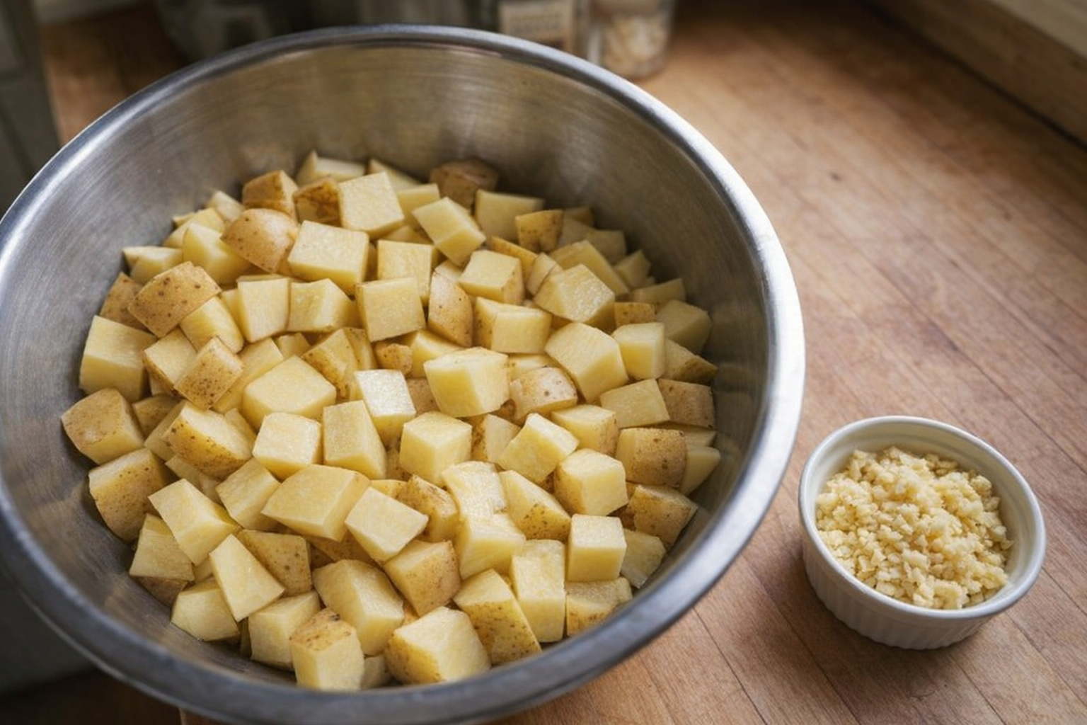 How to Make Creamy Garlic Mashed Potatoes on the Stovetop